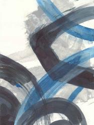 Blue Brushy Abstract I | Obraz na stenu