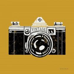 Vintage Camera Yellow | Obraz na stenu