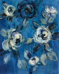 Loose Flowers on Blue I | Obraz na stenu