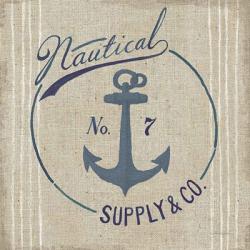 Floursack Nautical IX Burlap | Obraz na stenu