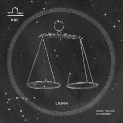 Night Sky Libra v2 | Obraz na stenu