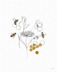 Bees and Botanicals V | Obraz na stenu