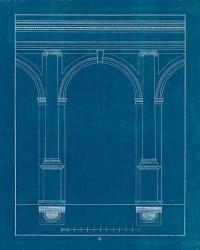 Architectural Columns IV Blueprint | Obraz na stenu