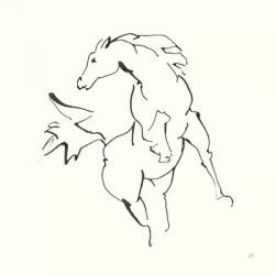 Line Horse VIII | Obraz na stenu