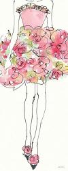 Floral Fashion Shoulders I Pink | Obraz na stenu