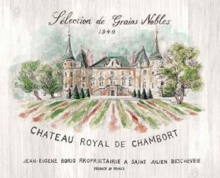 Chateau Chambort on Wood Color | Obraz na stenu