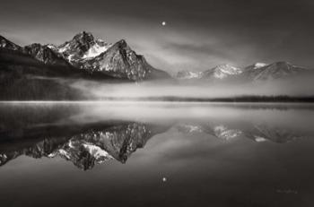 Moonset on McGown Peak | Obraz na stenu