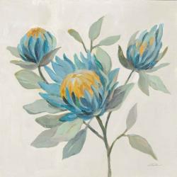 Field Floral II Blue | Obraz na stenu