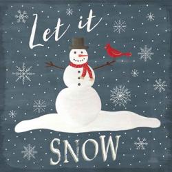 Christmas Cheer IV Let it Snow | Obraz na stenu