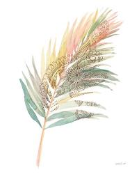 Boho Tropical Leaf III on White | Obraz na stenu