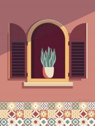 Warm Window Lisboa | Obraz na stenu