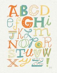 Funky Letters Bright | Obraz na stenu