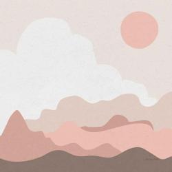 Mountainous I Pink | Obraz na stenu