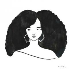 Afro Girl II | Obraz na stenu