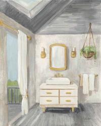 Attic Bathroom I Gray | Obraz na stenu
