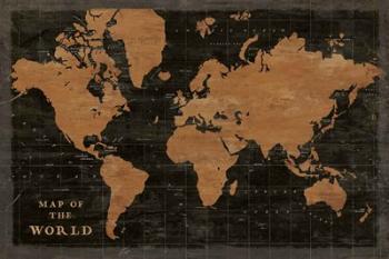 World Map Industrial | Obraz na stenu