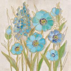 Opalescent Floral I Blue | Obraz na stenu