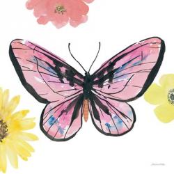 Beautiful Butterfly I Pink | Obraz na stenu