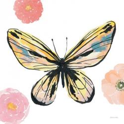 Beautiful Butterfly II Teal No Words | Obraz na stenu