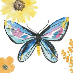 Beautiful Butterfly III Blue No Words | Obraz na stenu