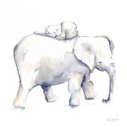 Baby Elephant Love III | Obraz na stenu