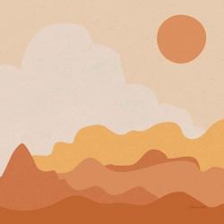Mountainous I Orange | Obraz na stenu