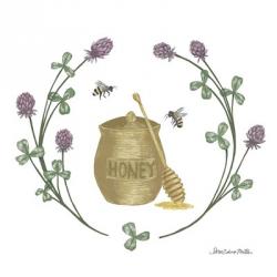 Happy to Bee Home IV Yellow | Obraz na stenu