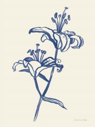 Ink Lilies I Blue | Obraz na stenu