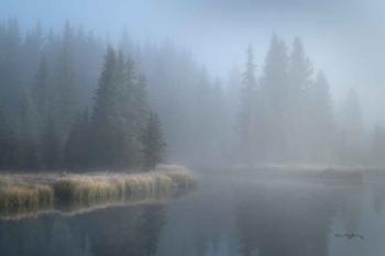 Grand Teton Lake Fog | Obraz na stenu