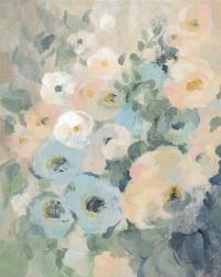 Cottage Blue Floral II | Obraz na stenu