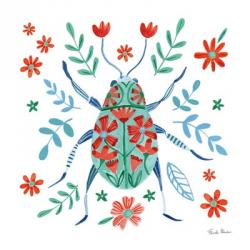 Folk Beetle II | Obraz na stenu