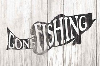 Gone Fishing Sign | Obraz na stenu