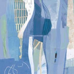 Abstract Layers I Blue | Obraz na stenu