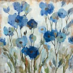 Abstracted Floral in Blue | Obraz na stenu