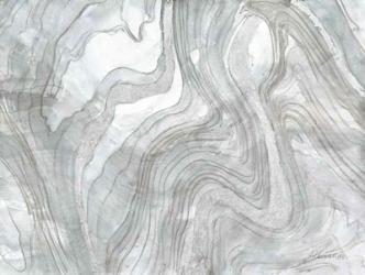 Shimmering Water Silver | Obraz na stenu