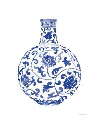 Chinoiserie Vase III | Obraz na stenu