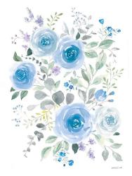 Lush Roses I Blue | Obraz na stenu