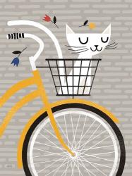 Cruising Cat Yellow | Obraz na stenu