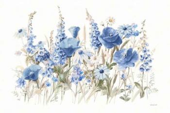 Wildflowers in Bloom I Blue | Obraz na stenu