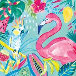 Fruity Flamingos III | Obraz na stenu