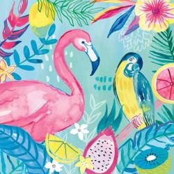 Fruity Flamingos IV | Obraz na stenu