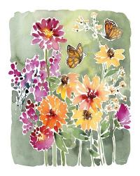 Monarchs and Blooms | Obraz na stenu