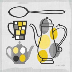 Modern Kitchen Square IV Yellow | Obraz na stenu