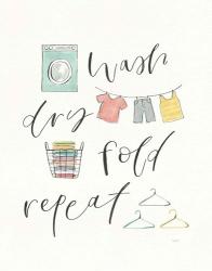 Wash Dry Fold Repeat V | Obraz na stenu
