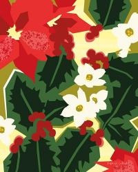 Holiday Poinsettias II | Obraz na stenu