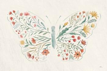 Wildflower Vibes Butterfly | Obraz na stenu