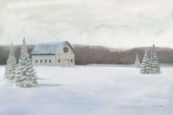 Holiday Winter Barn | Obraz na stenu