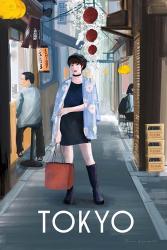 Girl in Tokyo II | Obraz na stenu