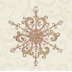 Elegant Season Snowflake IV Pink | Obraz na stenu