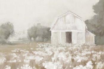 White Barn Meadow Neutral Crop | Obraz na stenu
